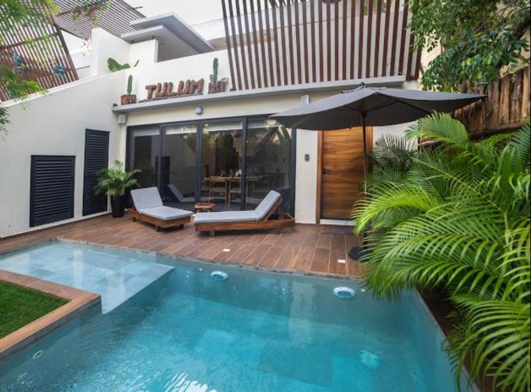 Villa Paradise Tulum Veleta 4Br Private Pool & Jacuzzi エクステリア 写真